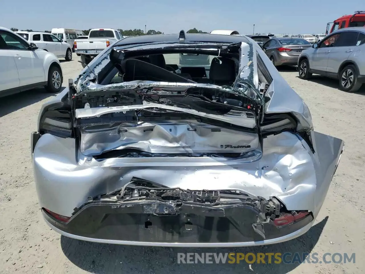 6 fotografías del automóvil dañado JTDACACU5P3007437 TOYOTA PRIUS 2023