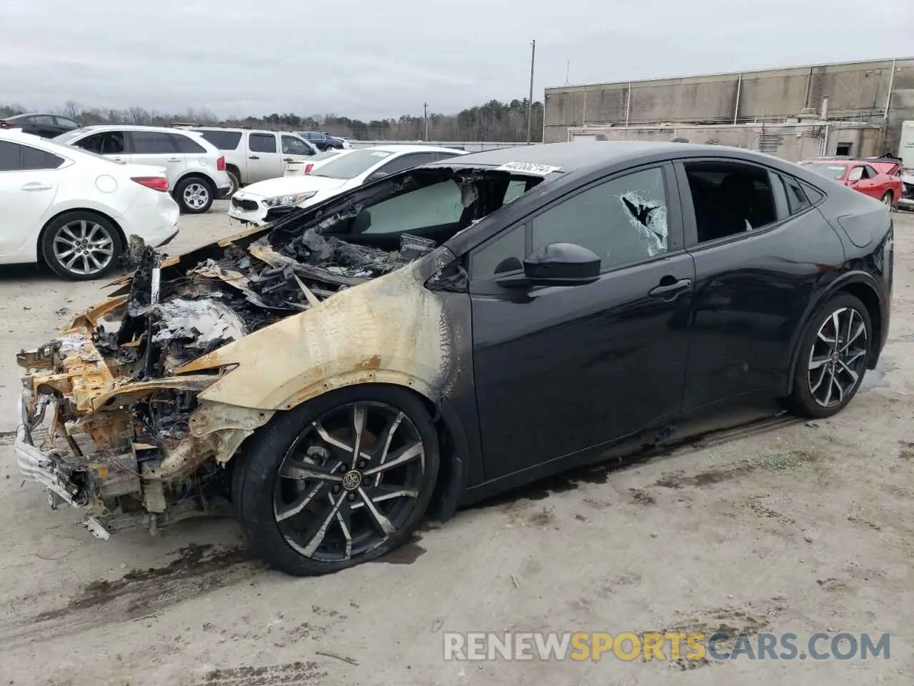 1 fotografías del automóvil dañado JTDACACU6P3006992 TOYOTA PRIUS 2023
