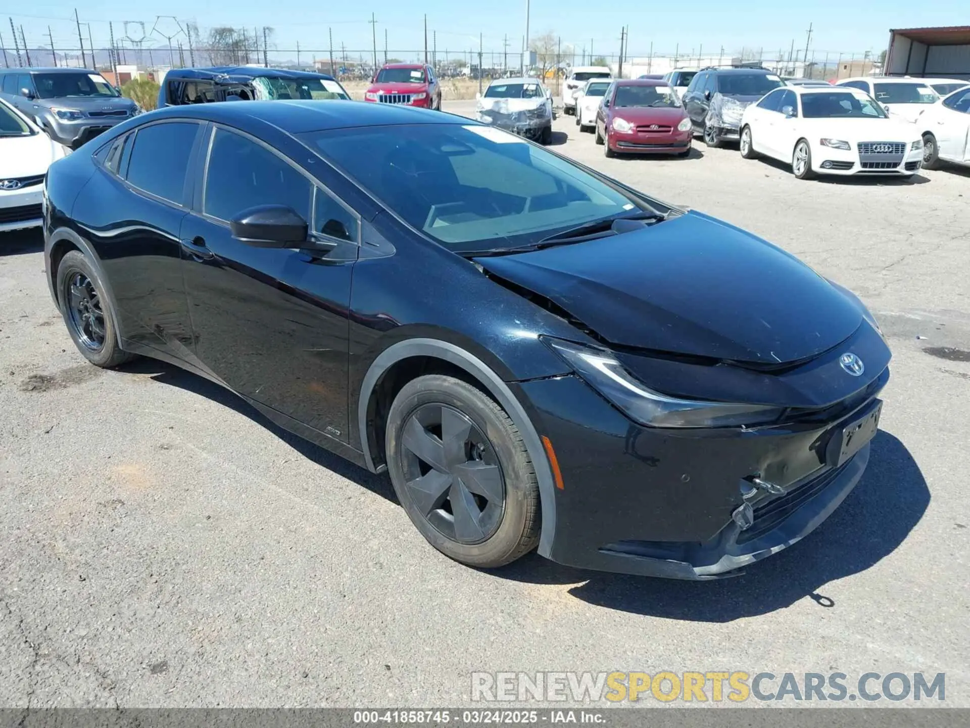 1 fotografías del automóvil dañado JTDADABU1P3005070 TOYOTA PRIUS 2023