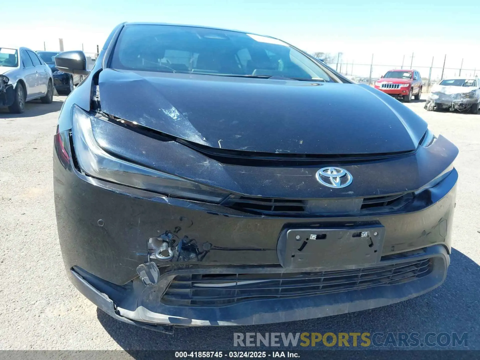 6 fotografías del automóvil dañado JTDADABU1P3005070 TOYOTA PRIUS 2023