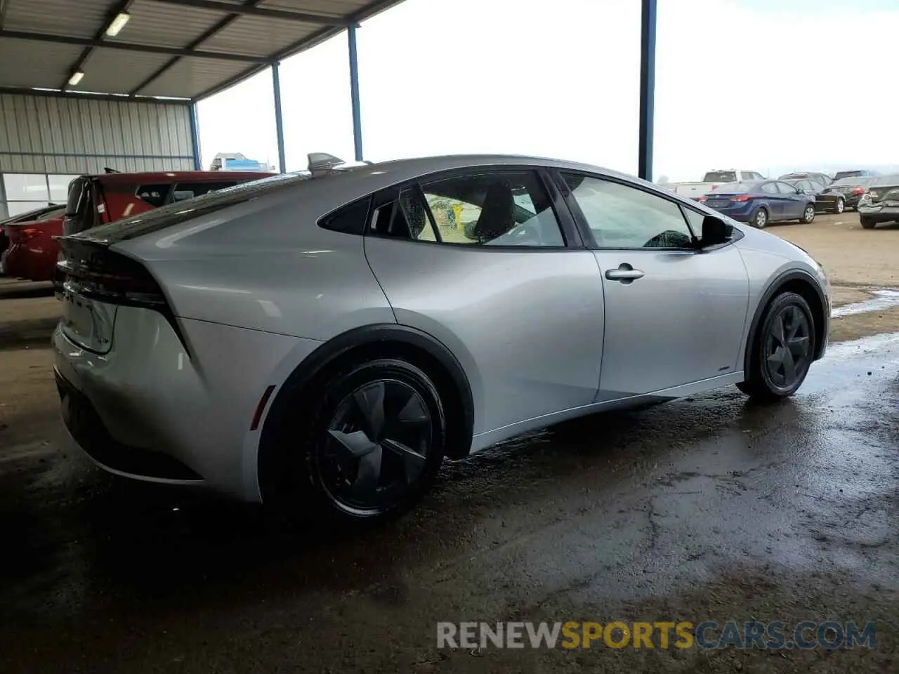 3 fotografías del automóvil dañado JTDADABU4P3002325 TOYOTA PRIUS 2023