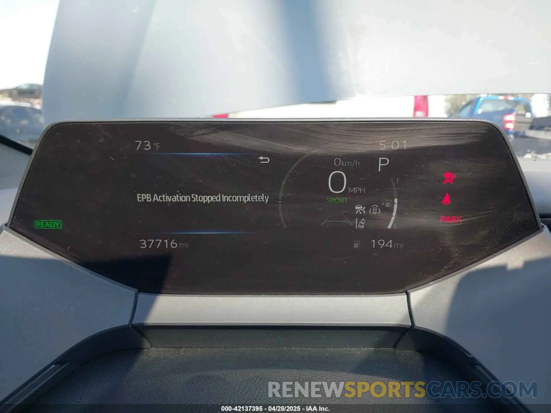 7 fotografías del automóvil dañado JTDADABU6P3001399 TOYOTA PRIUS 2023