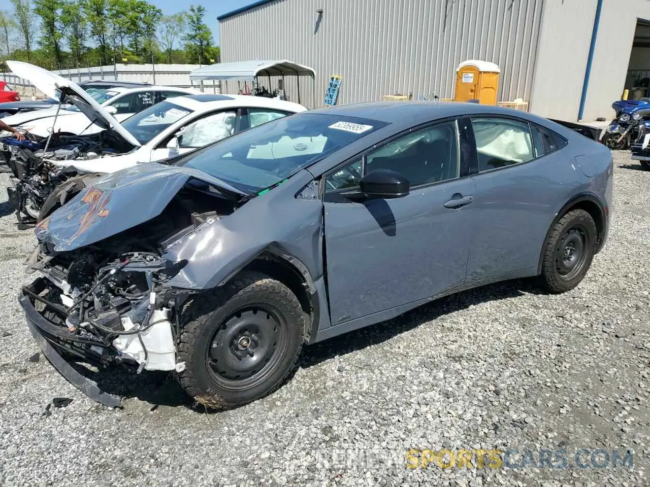 1 fotografías del automóvil dañado JTDADABU7P3002464 TOYOTA PRIUS 2023