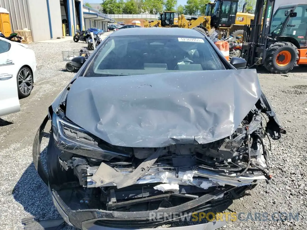 5 fotografías del automóvil dañado JTDADABU7P3002464 TOYOTA PRIUS 2023