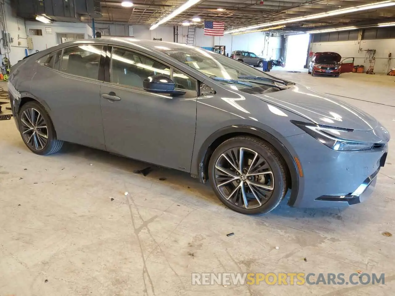 4 fotografías del automóvil dañado JTDADABU7P3004165 TOYOTA PRIUS 2023