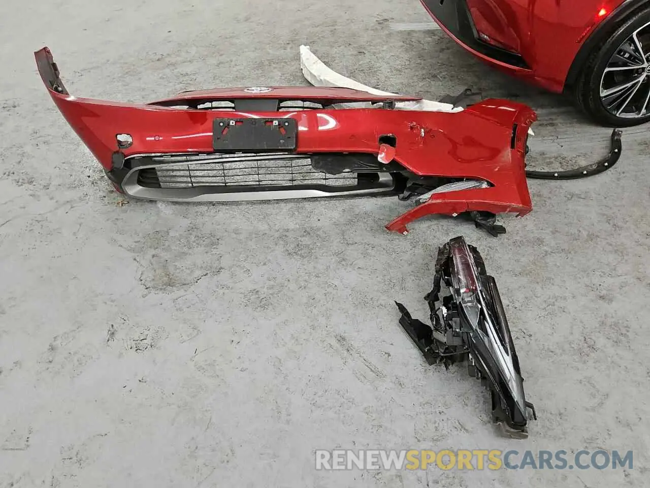 12 fotografías del automóvil dañado JTDADABU9P3002207 TOYOTA PRIUS 2023