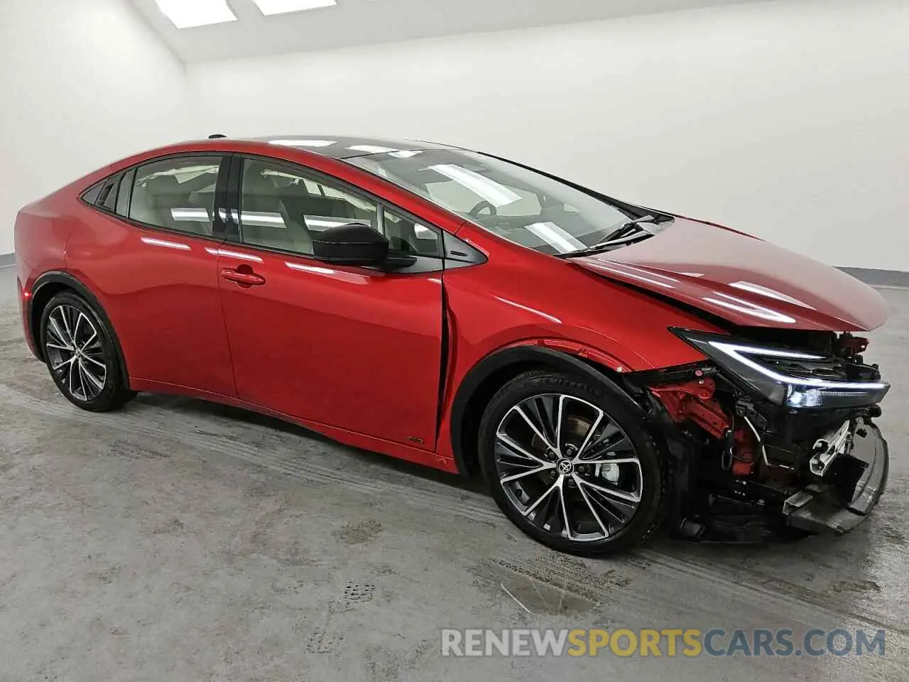 4 fotografías del automóvil dañado JTDADABU9P3002207 TOYOTA PRIUS 2023