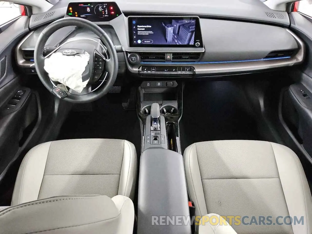 8 fotografías del automóvil dañado JTDADABU9P3002207 TOYOTA PRIUS 2023