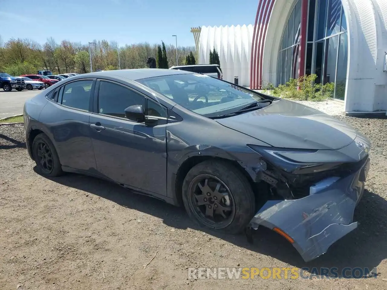 4 fotografías del automóvil dañado JTDACAAU0R3018979 TOYOTA PRIUS 2024