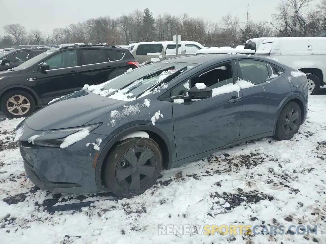 1 fotografías del automóvil dañado JTDACAAU0R3025527 TOYOTA PRIUS 2024