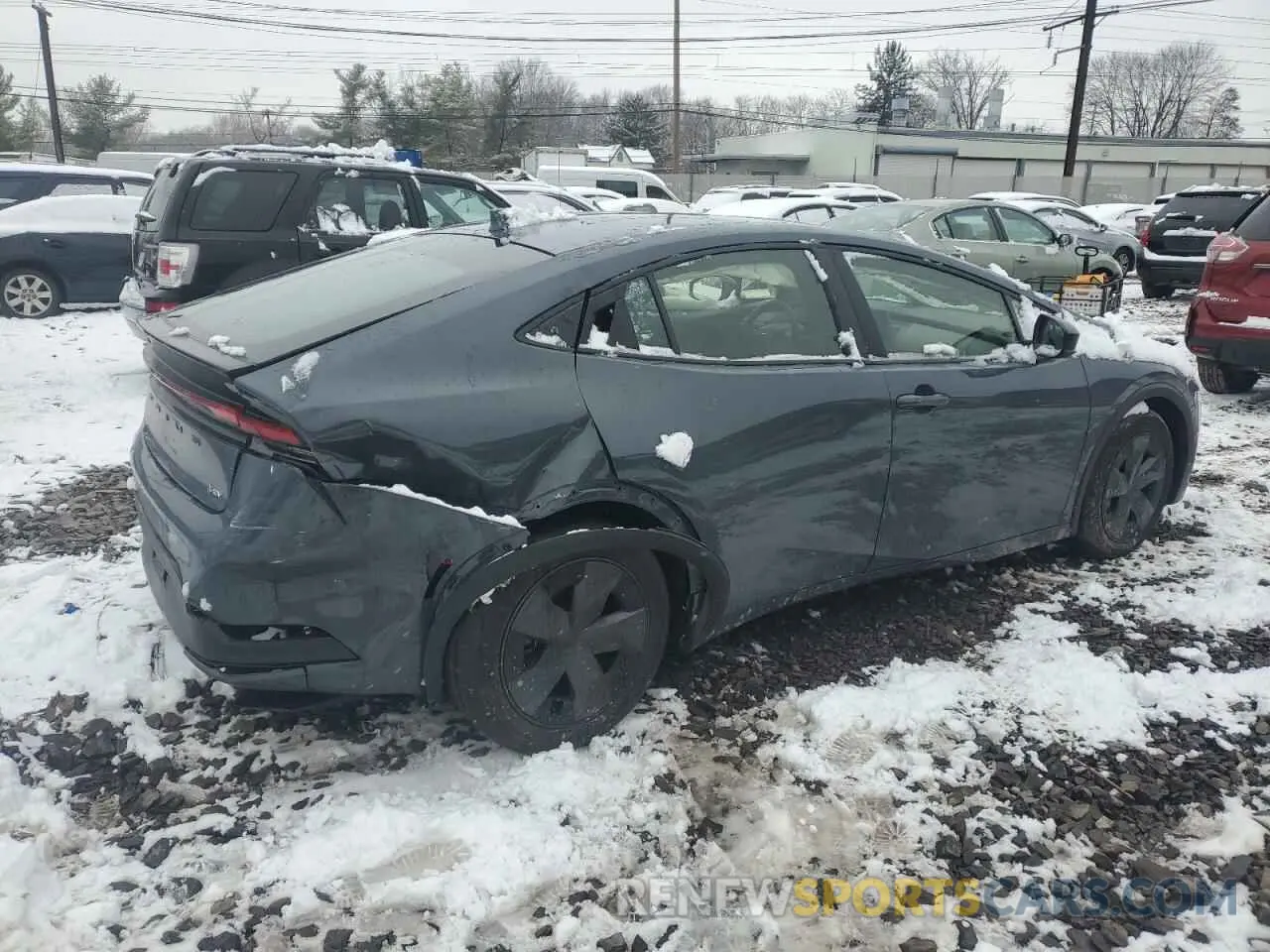3 fotografías del automóvil dañado JTDACAAU0R3025527 TOYOTA PRIUS 2024