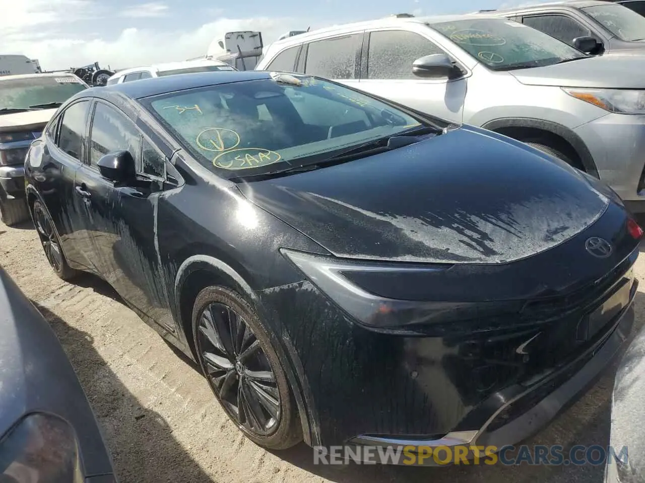 4 fotografías del automóvil dañado JTDACAAU0R3026886 TOYOTA PRIUS 2024