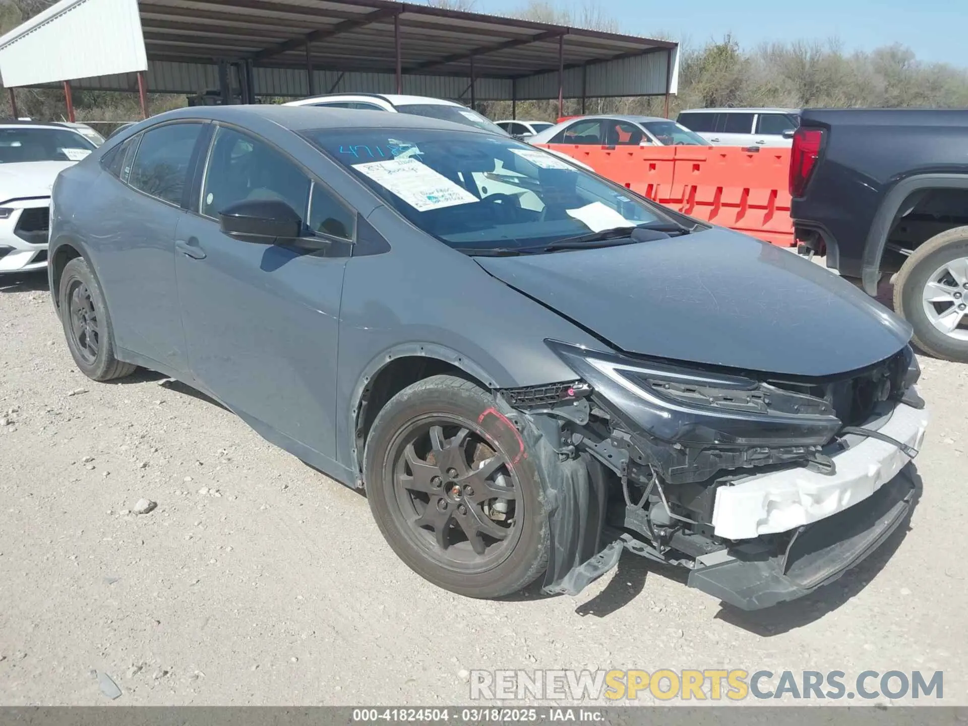 1 fotografías del automóvil dañado JTDACAAU1R3015833 TOYOTA PRIUS 2024