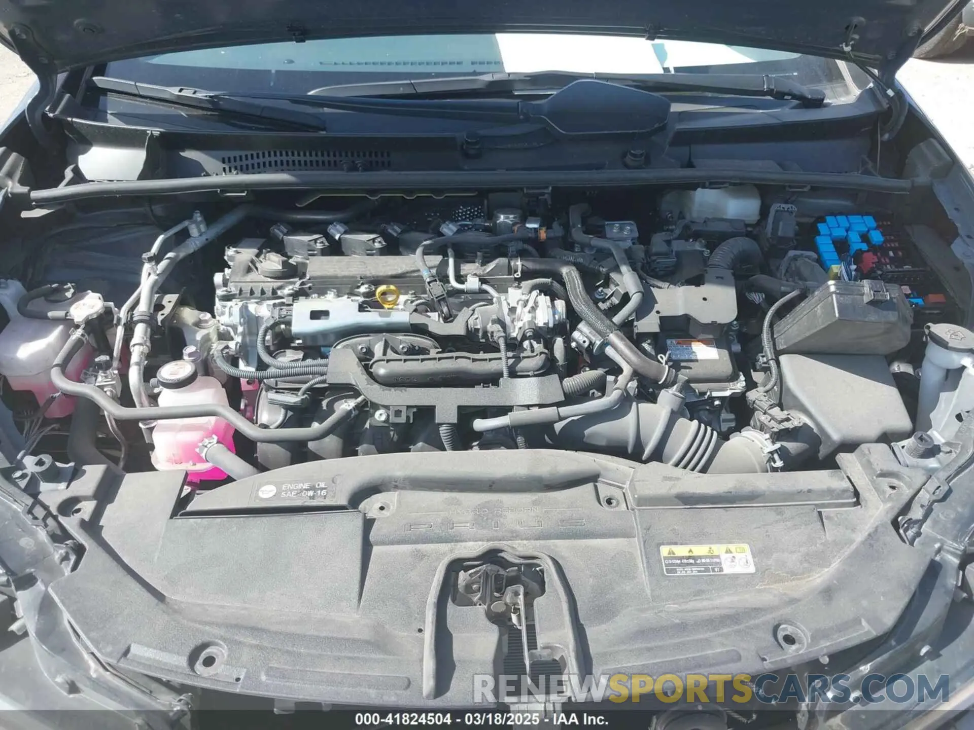 10 fotografías del automóvil dañado JTDACAAU1R3015833 TOYOTA PRIUS 2024