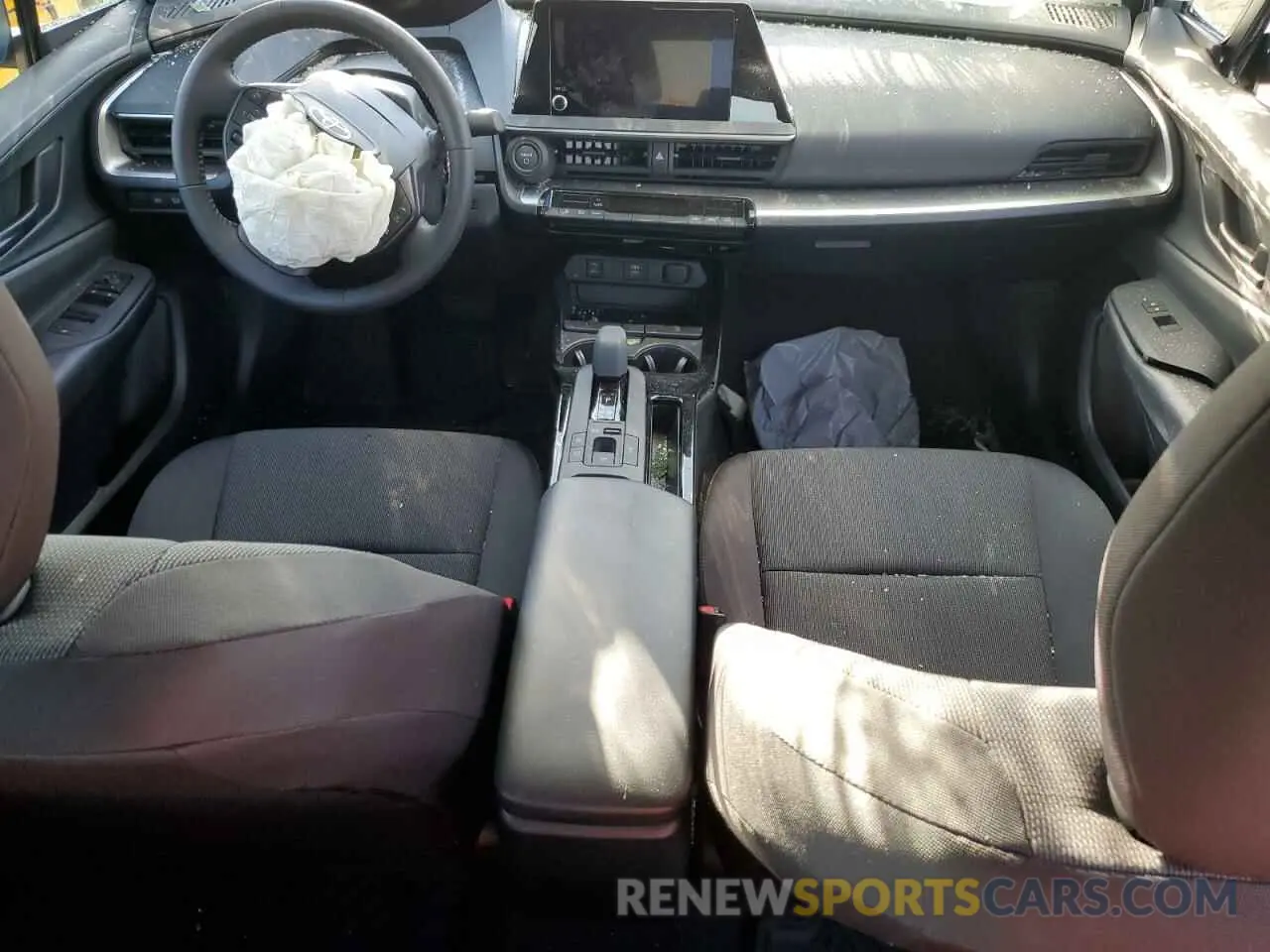 8 fotografías del automóvil dañado JTDACAAU1R3045172 TOYOTA PRIUS 2024
