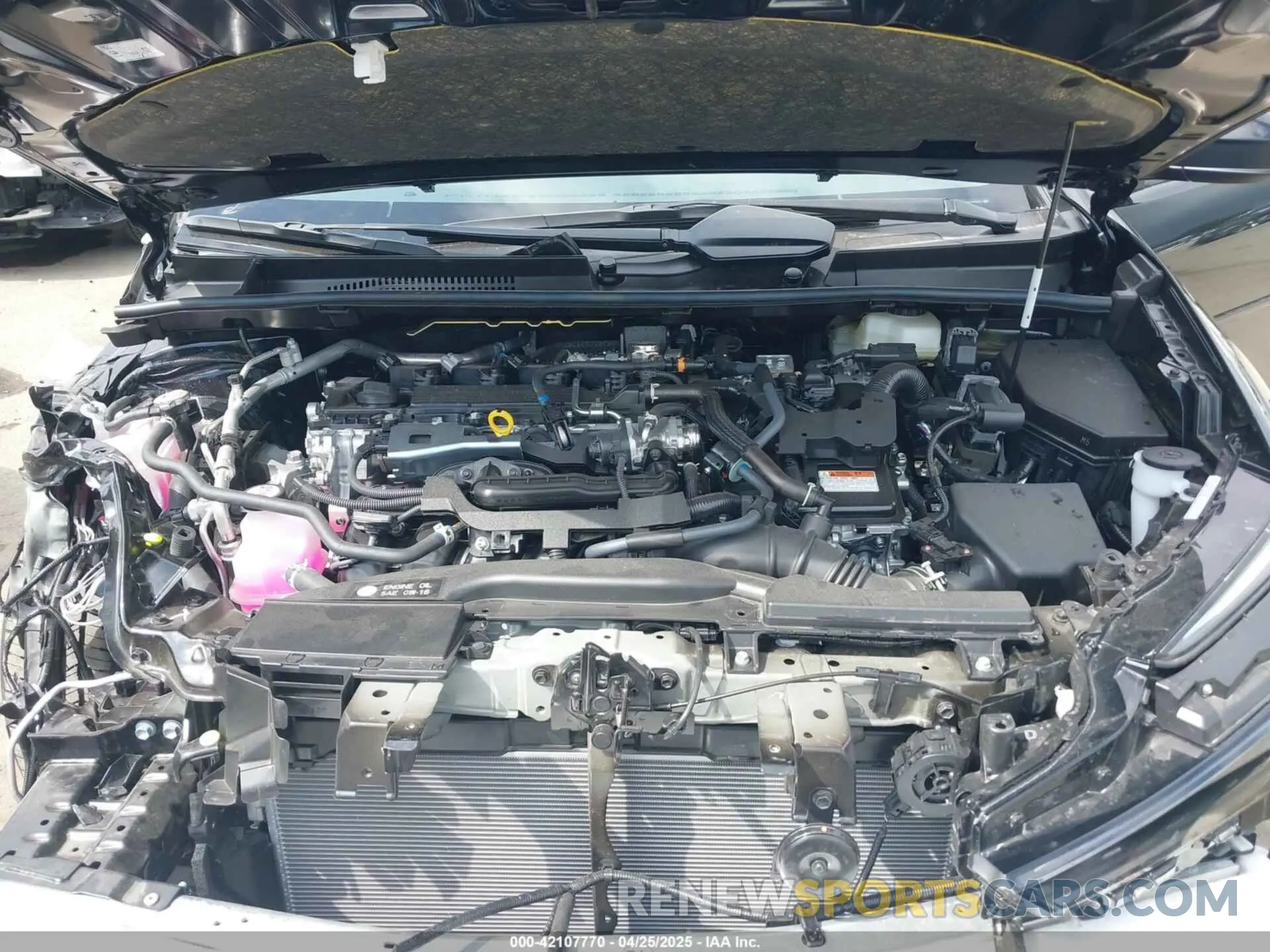 10 fotografías del automóvil dañado JTDACAAU2R3046380 TOYOTA PRIUS 2024