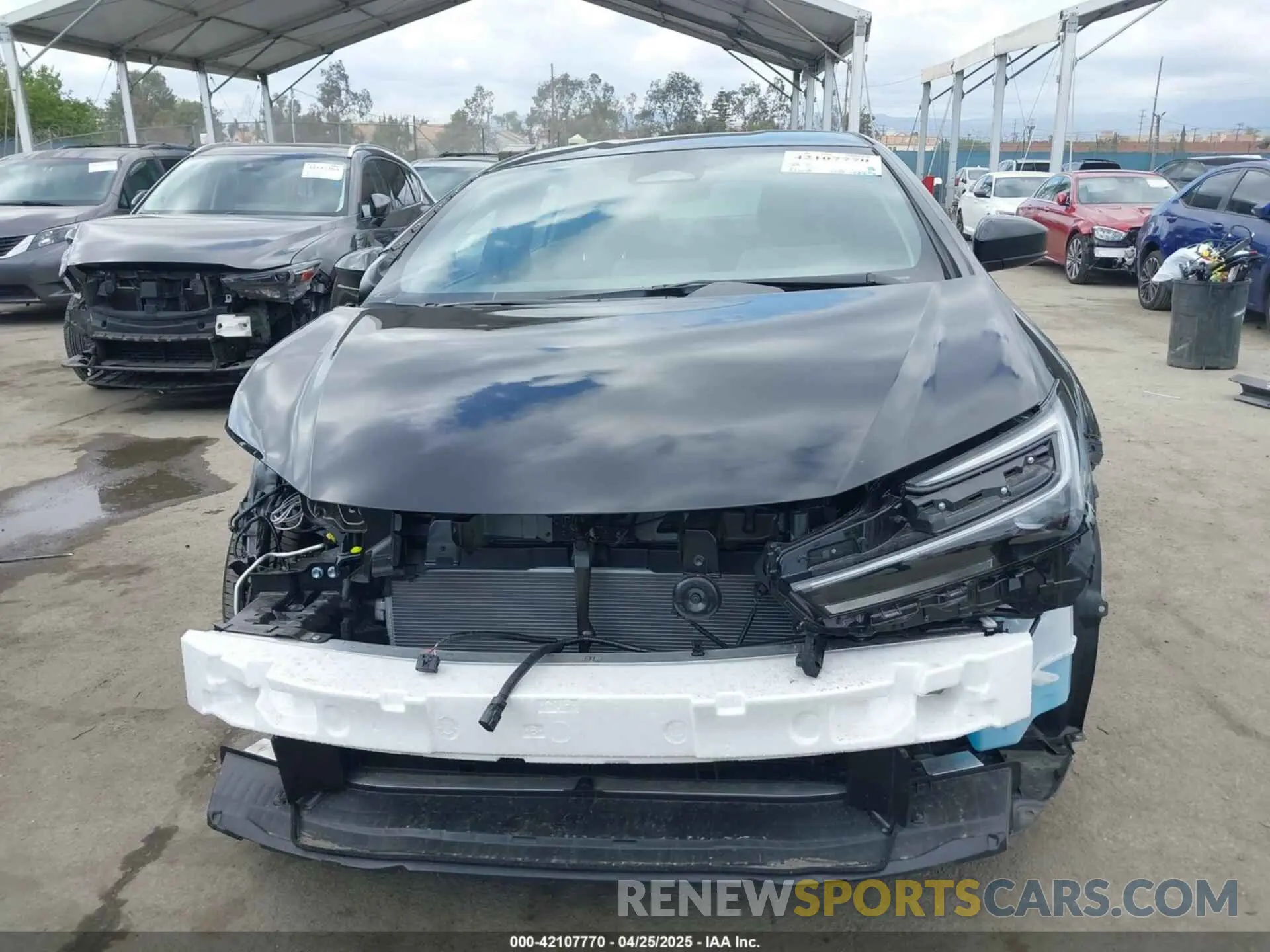 13 fotografías del automóvil dañado JTDACAAU2R3046380 TOYOTA PRIUS 2024