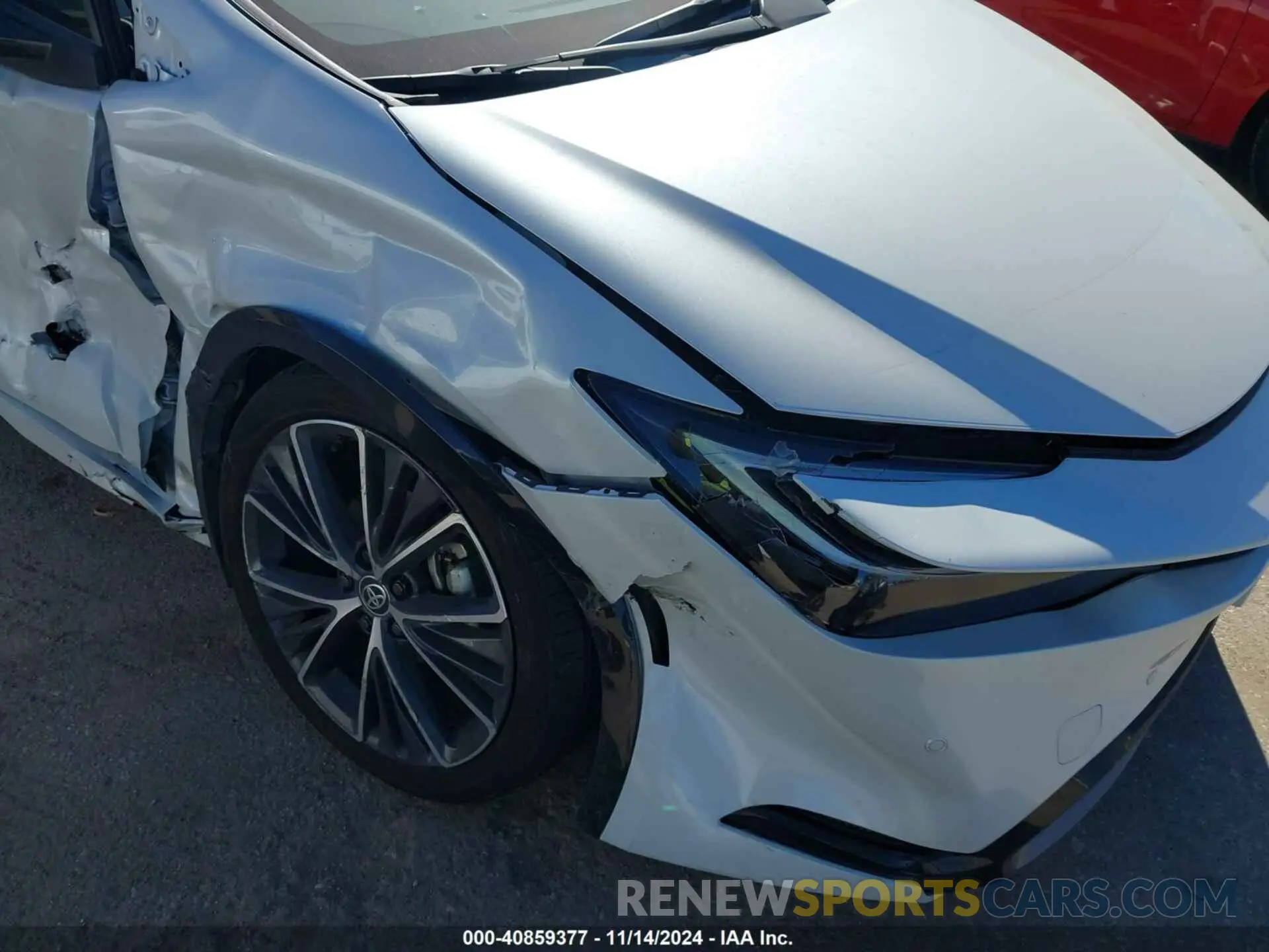 6 fotografías del automóvil dañado JTDACAAU3R3018992 TOYOTA PRIUS 2024