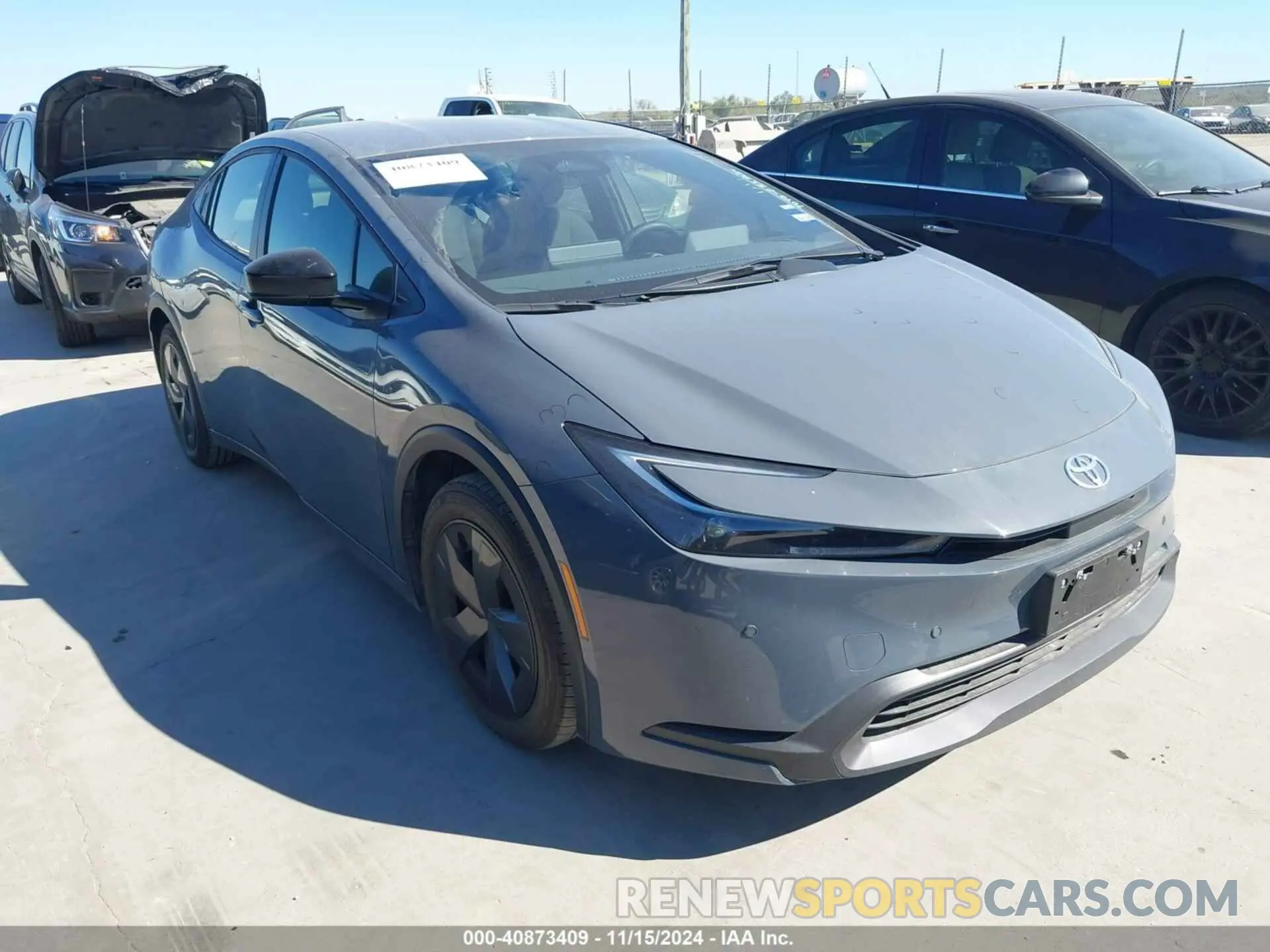1 fotografías del automóvil dañado JTDACAAU3R3025649 TOYOTA PRIUS 2024