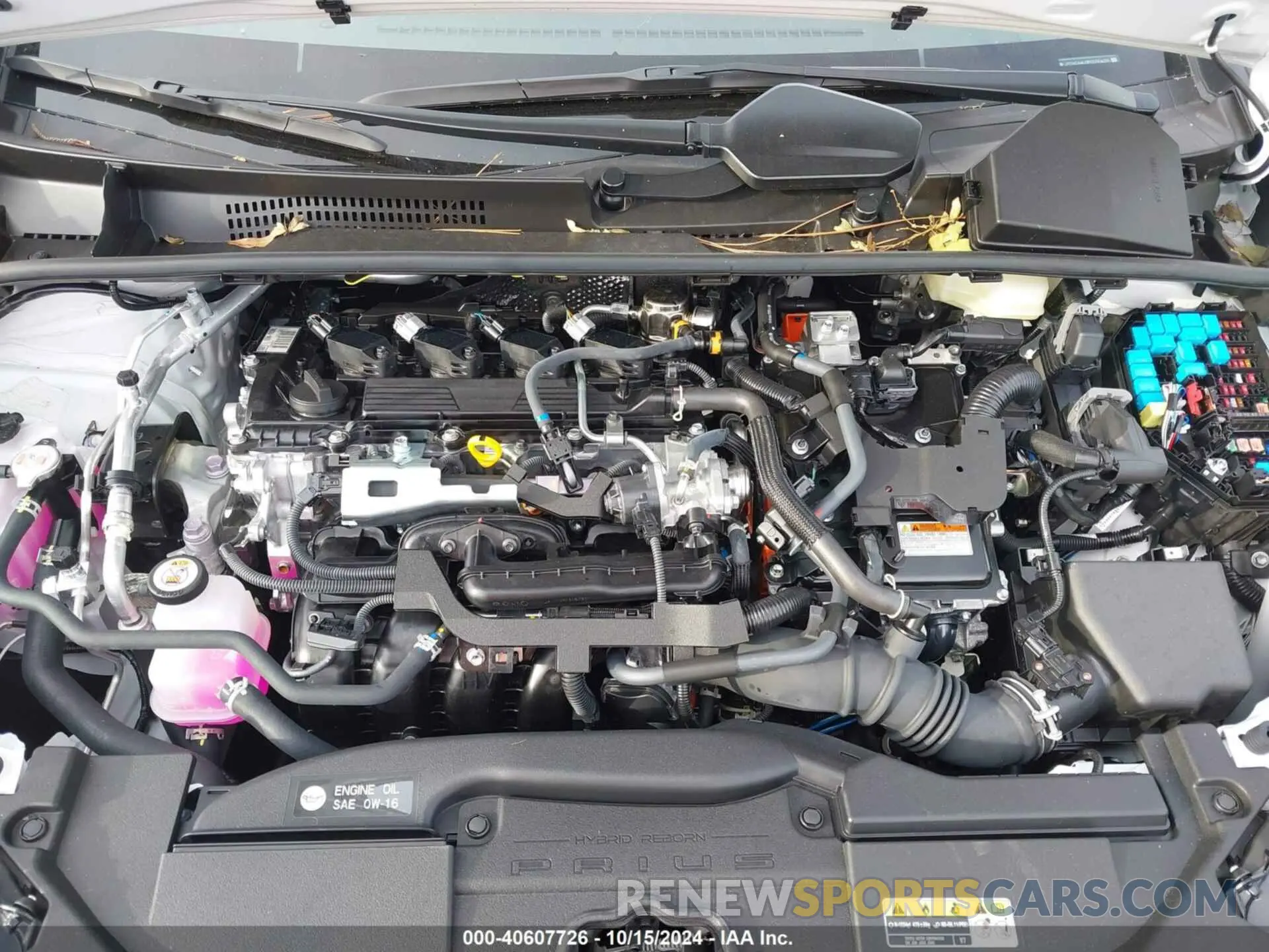 10 fotografías del automóvil dañado JTDACAAU3R3030639 TOYOTA PRIUS 2024