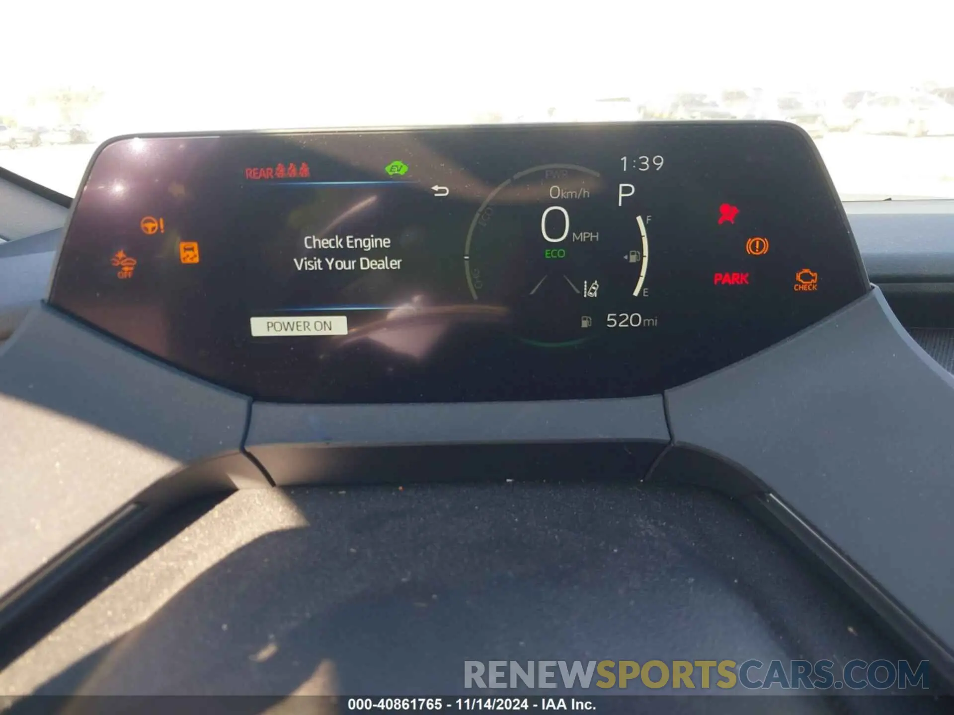 7 fotografías del automóvil dañado JTDACAAU4R3017916 TOYOTA PRIUS 2024