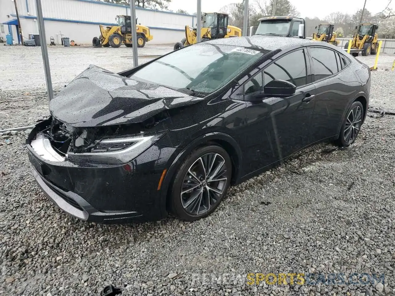 1 fotografías del automóvil dañado JTDACAAU4R3038376 TOYOTA PRIUS 2024
