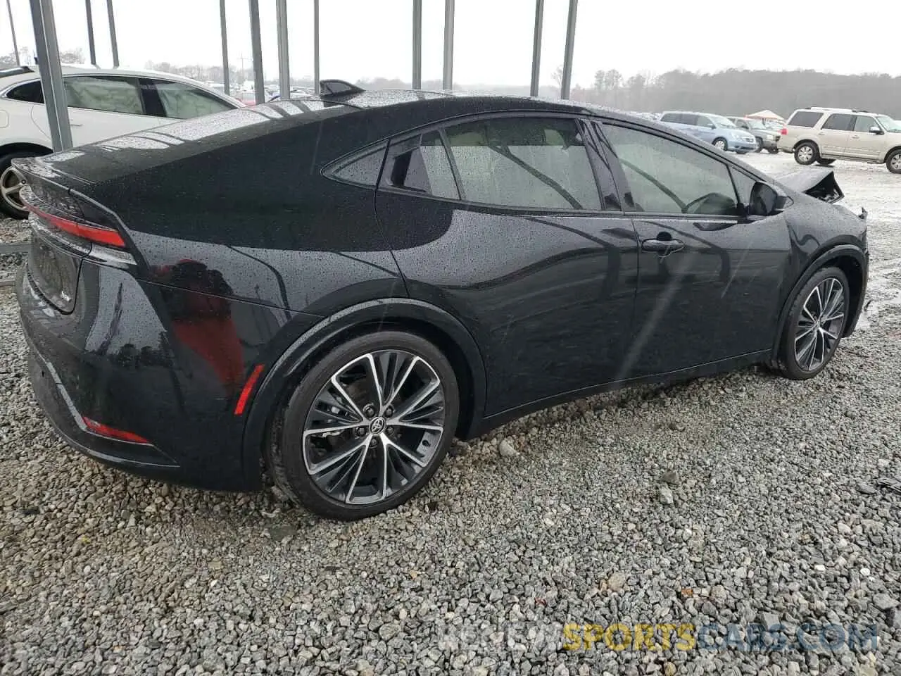3 fotografías del automóvil dañado JTDACAAU4R3038376 TOYOTA PRIUS 2024