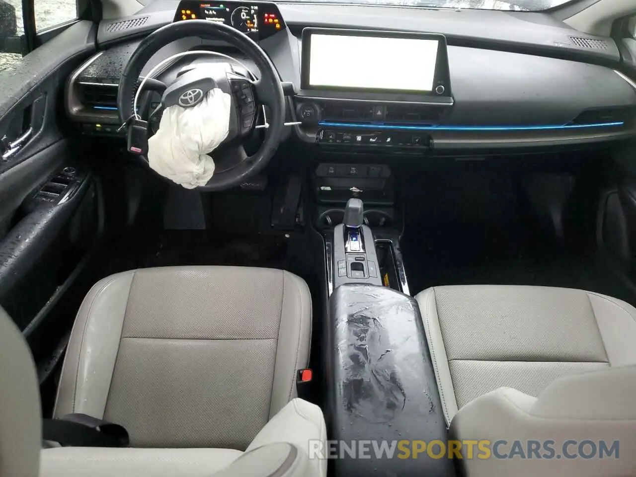 8 fotografías del automóvil dañado JTDACAAU4R3038376 TOYOTA PRIUS 2024