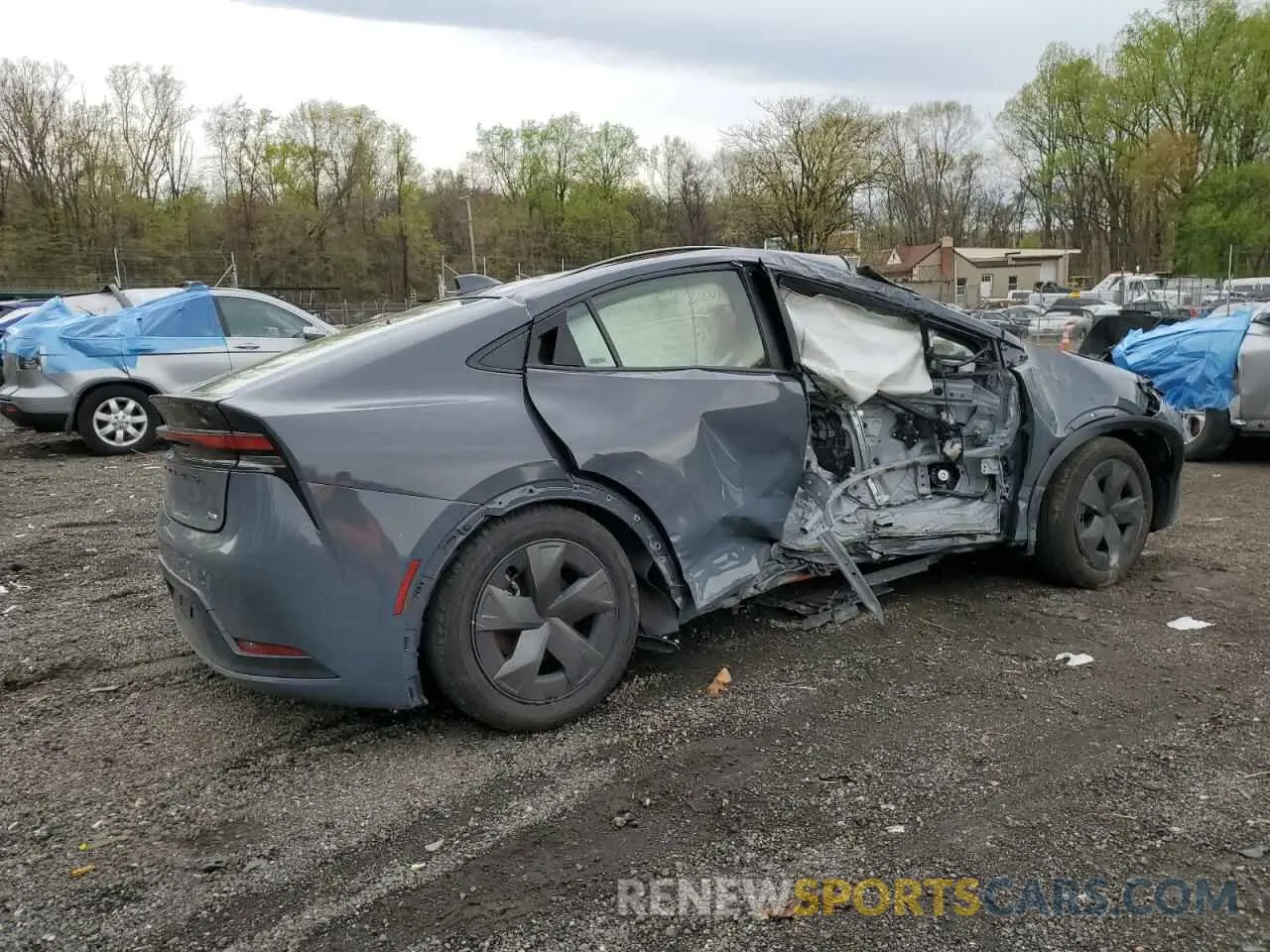 3 fotografías del automóvil dañado JTDACAAU6R3026309 TOYOTA PRIUS 2024