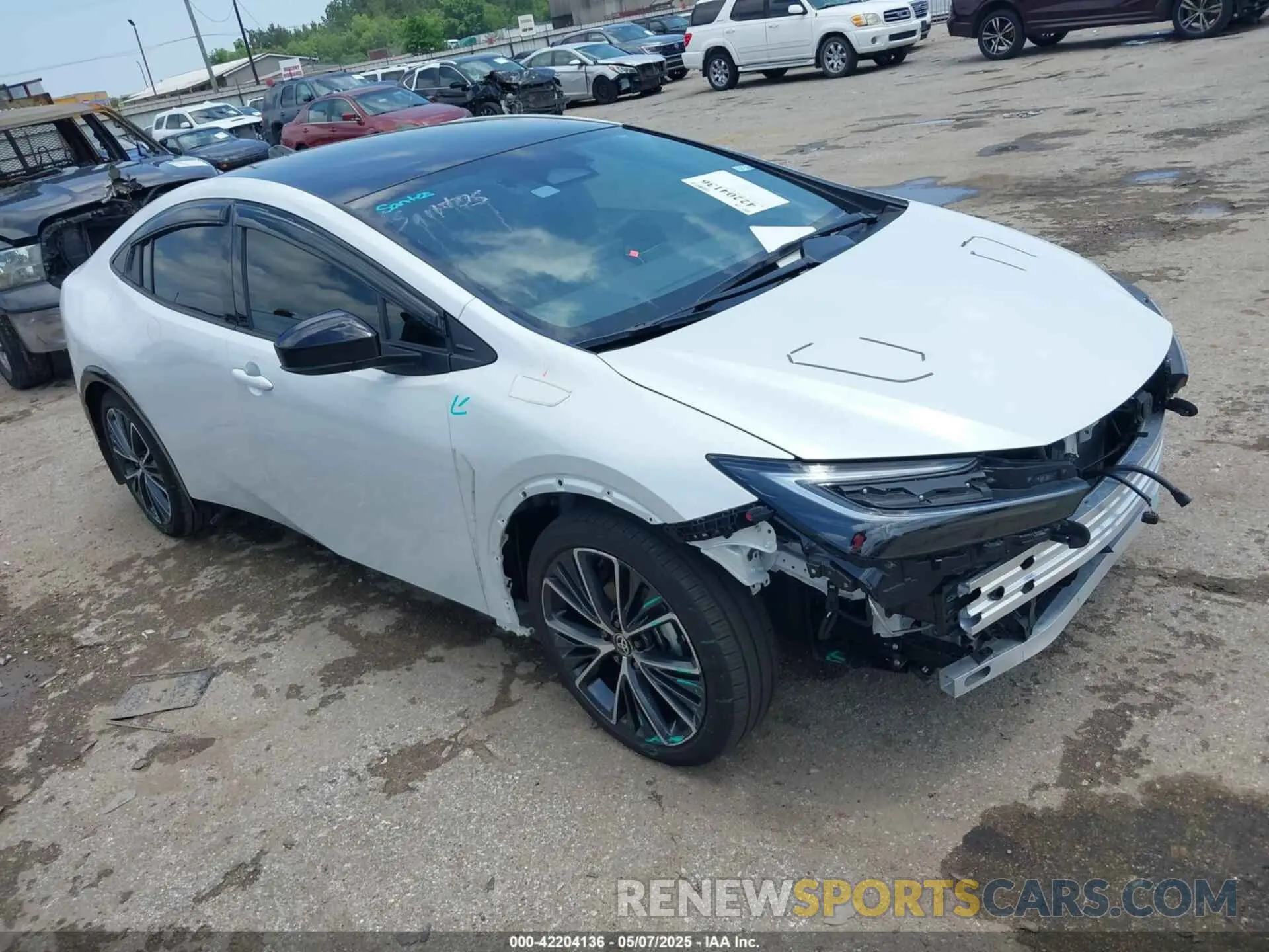 1 fotografías del automóvil dañado JTDACAAU6R3042736 TOYOTA PRIUS 2024