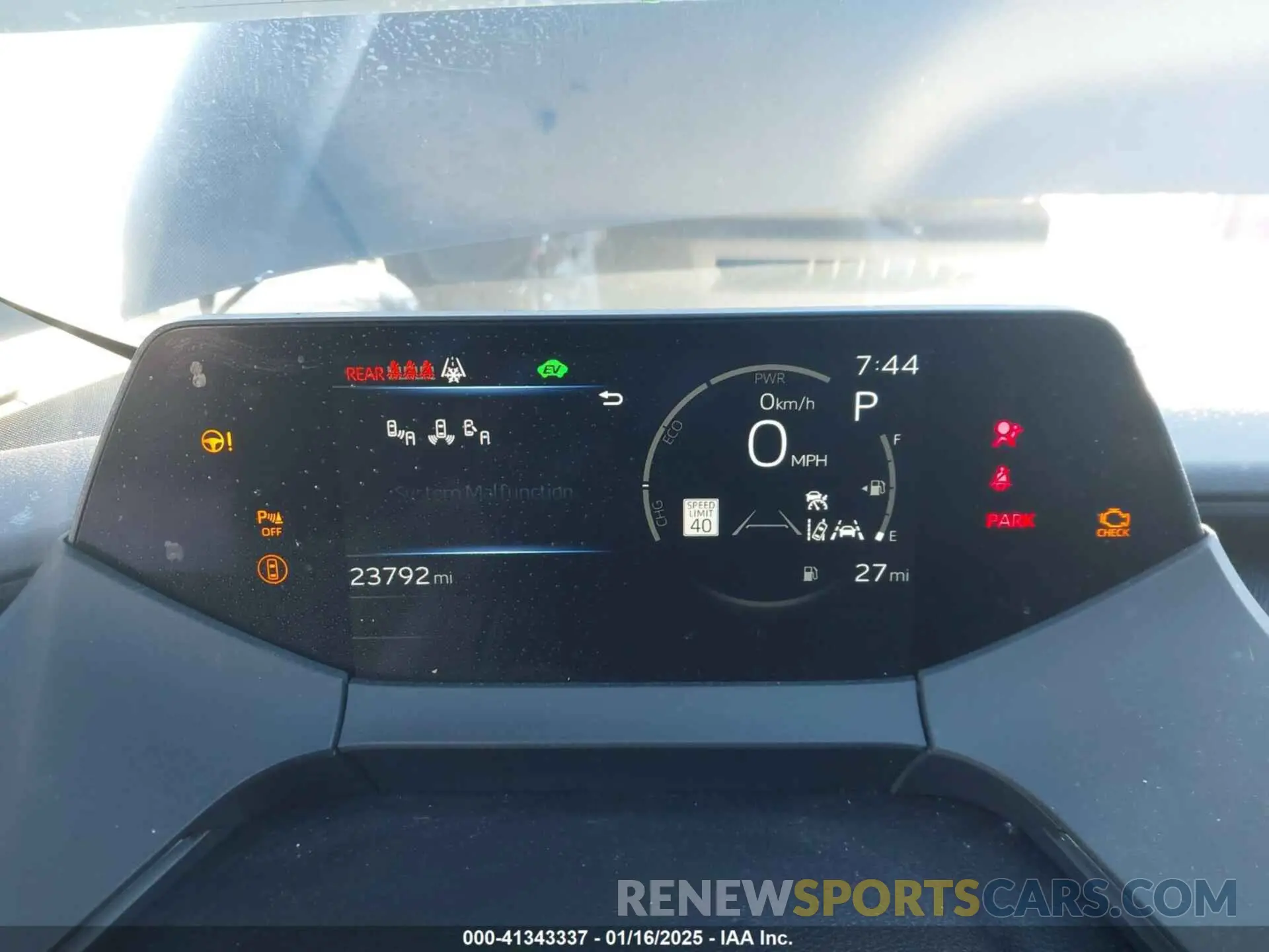7 fotografías del automóvil dañado JTDACAAU7R3017893 TOYOTA PRIUS 2024