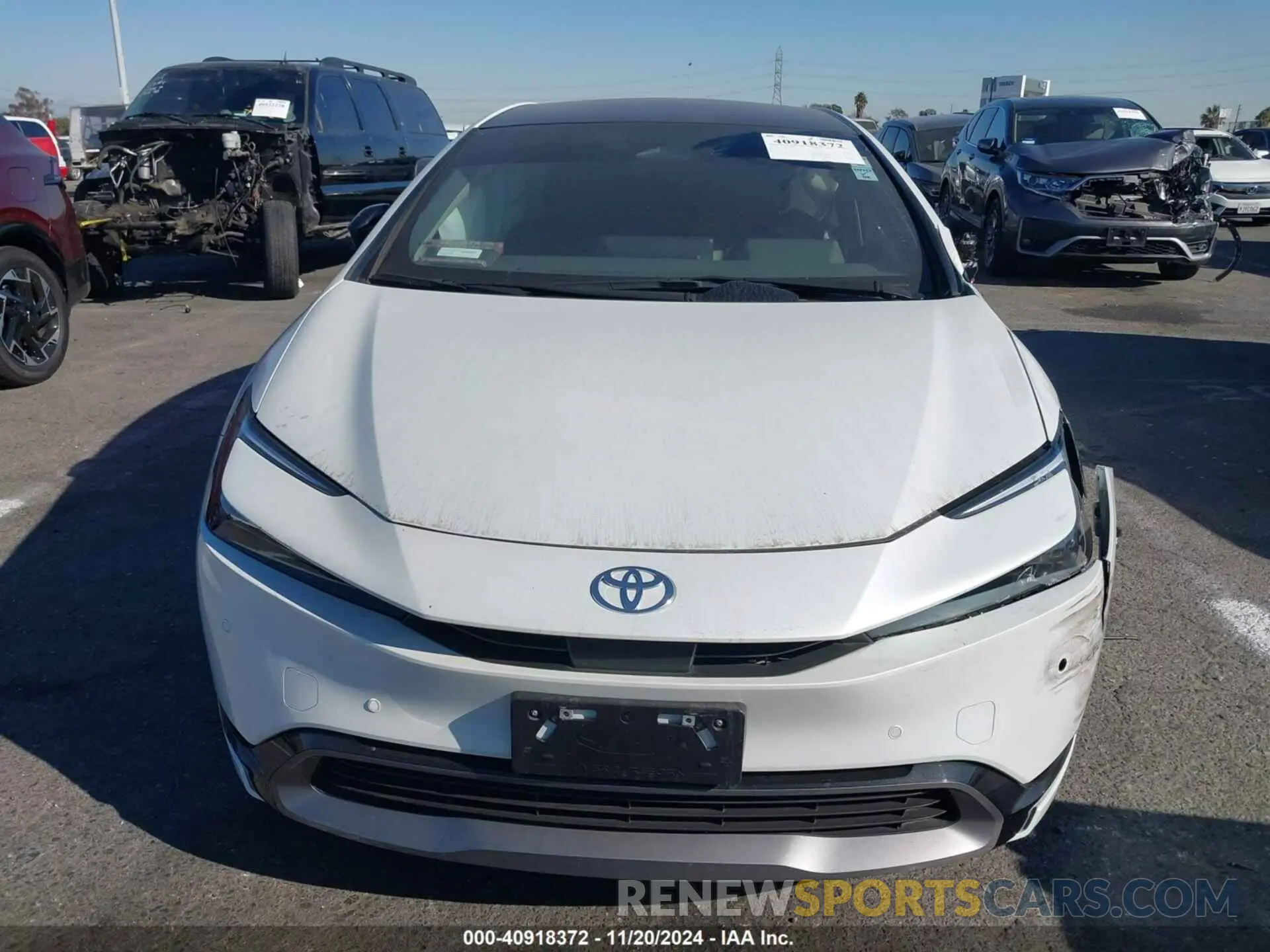 11 fotografías del automóvil dañado JTDACAAU7R3022463 TOYOTA PRIUS 2024