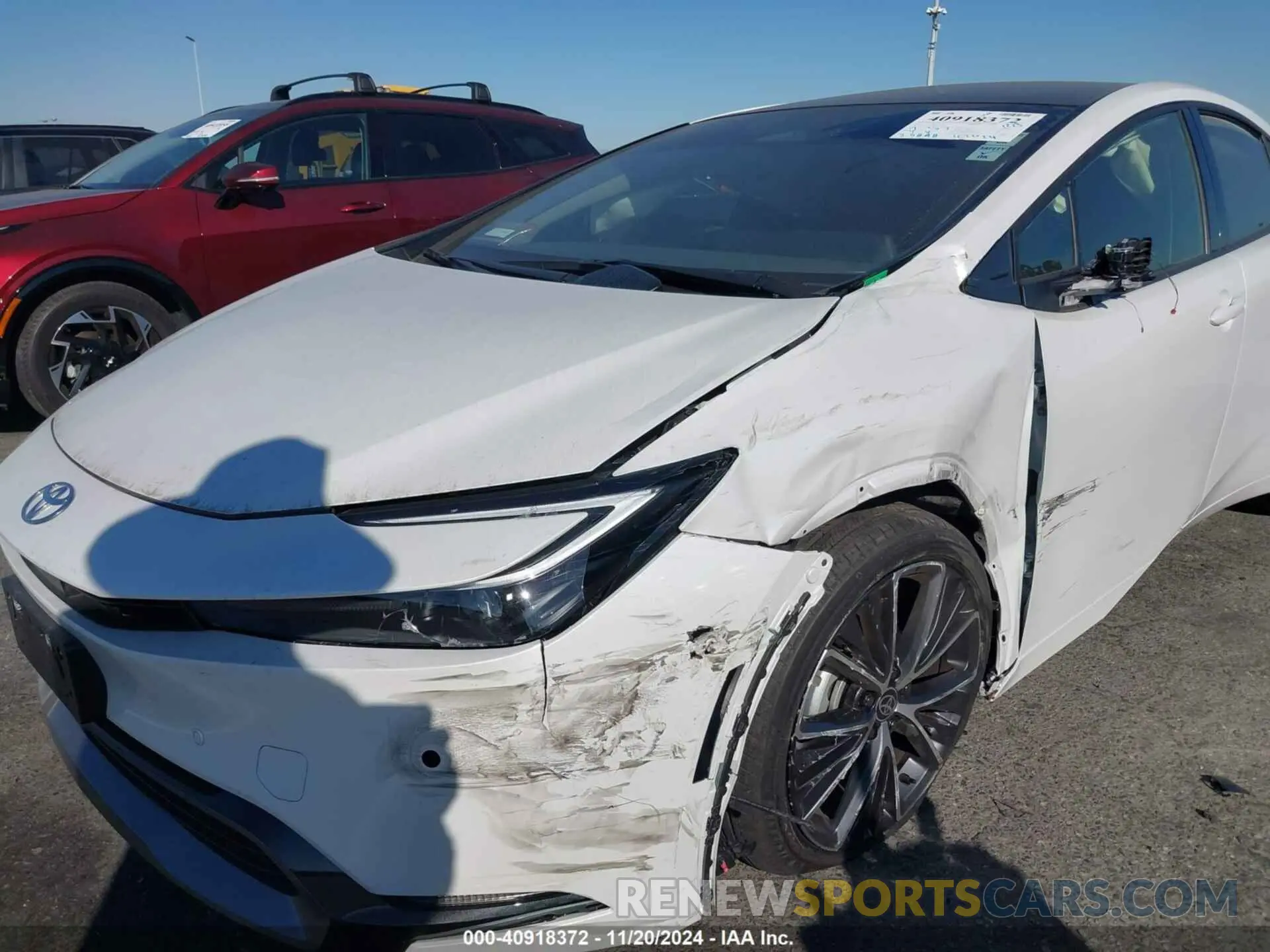 6 fotografías del automóvil dañado JTDACAAU7R3022463 TOYOTA PRIUS 2024
