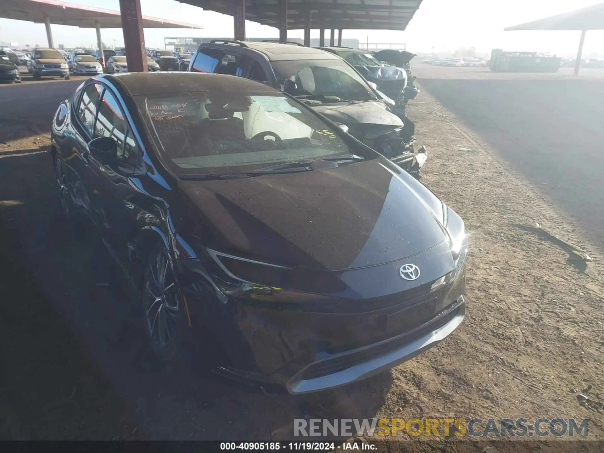 1 fotografías del automóvil dañado JTDACAAU8R3025663 TOYOTA PRIUS 2024