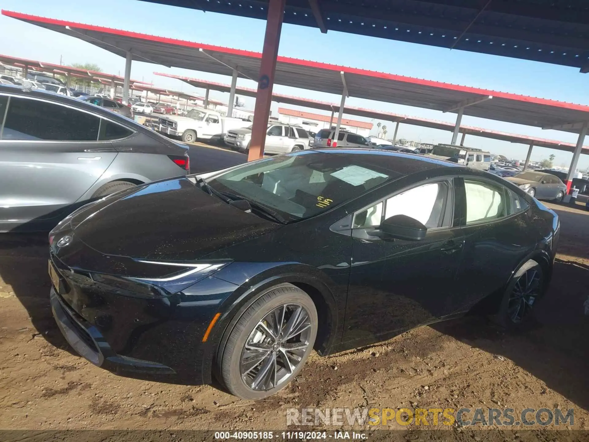 14 fotografías del automóvil dañado JTDACAAU8R3025663 TOYOTA PRIUS 2024