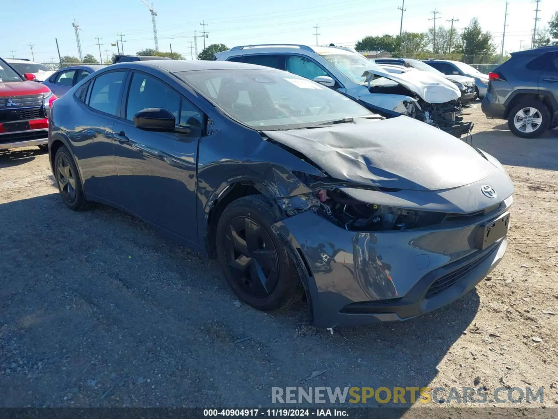 1 fotografías del automóvil dañado JTDACAAU8R3029048 TOYOTA PRIUS 2024