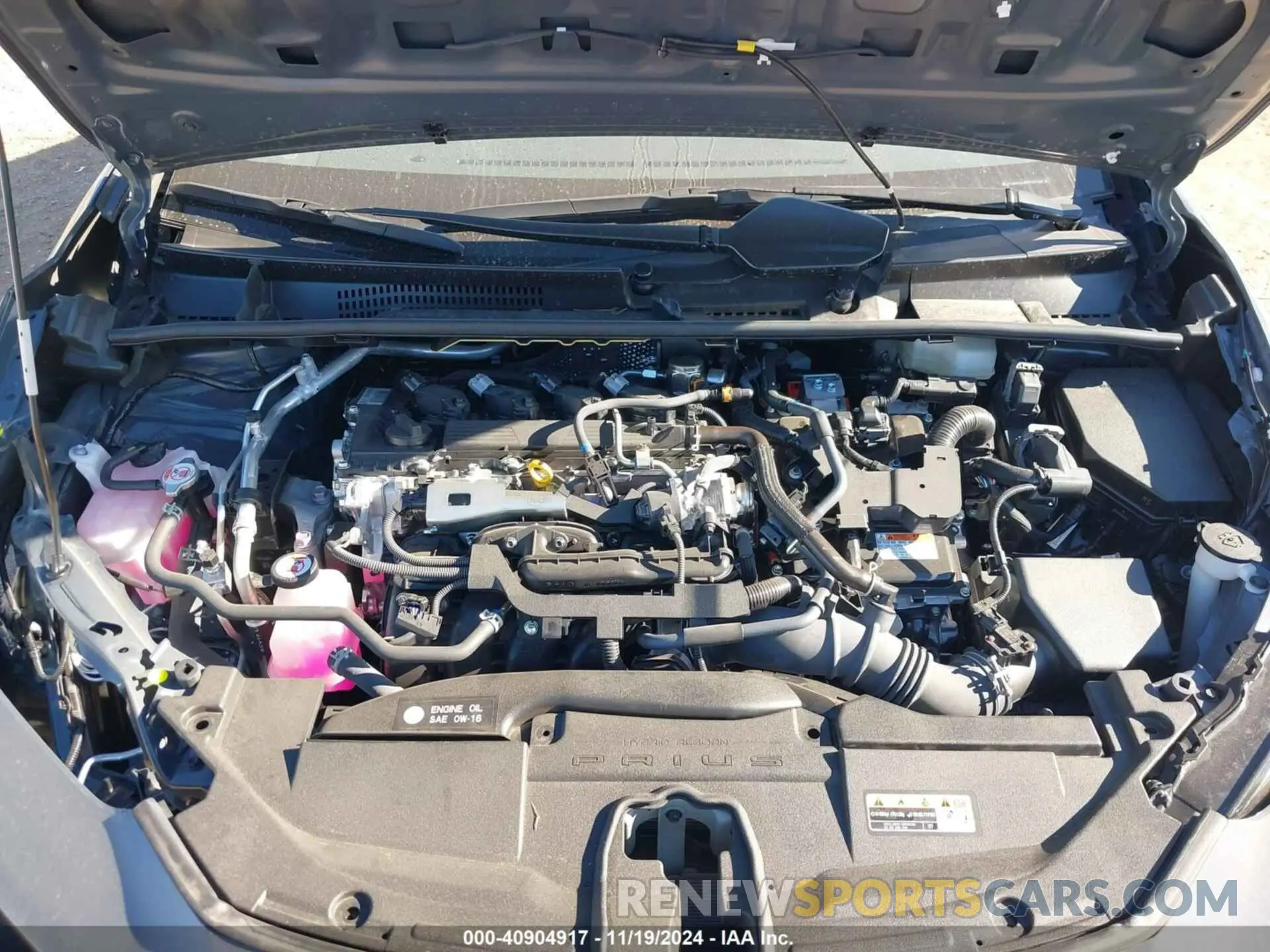10 fotografías del automóvil dañado JTDACAAU8R3029048 TOYOTA PRIUS 2024