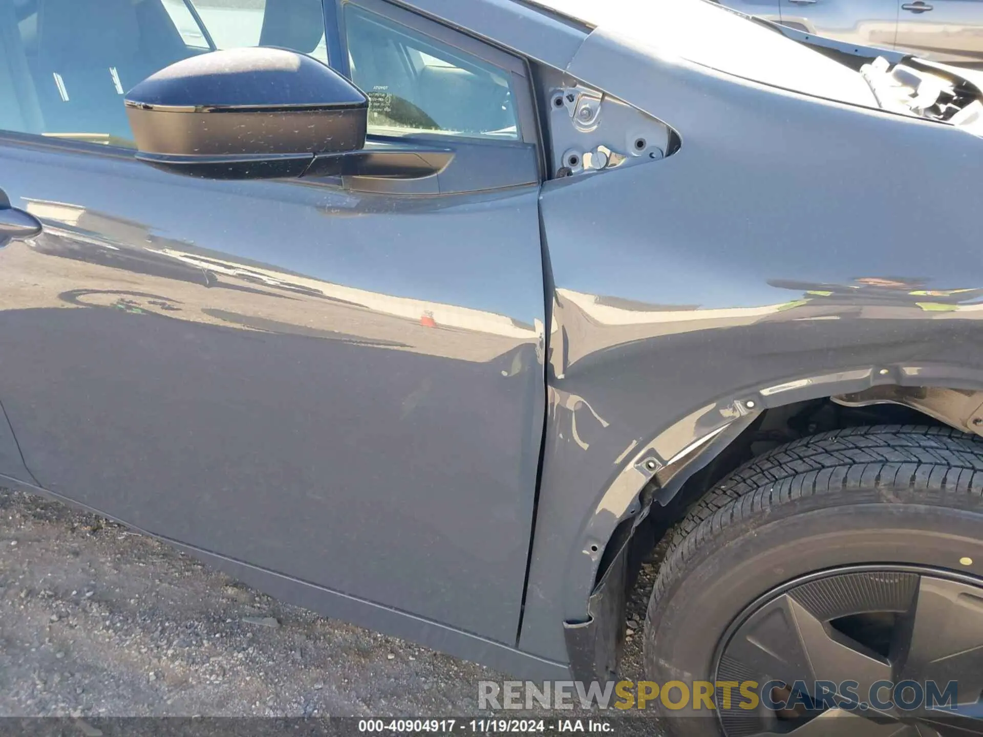 18 fotografías del automóvil dañado JTDACAAU8R3029048 TOYOTA PRIUS 2024