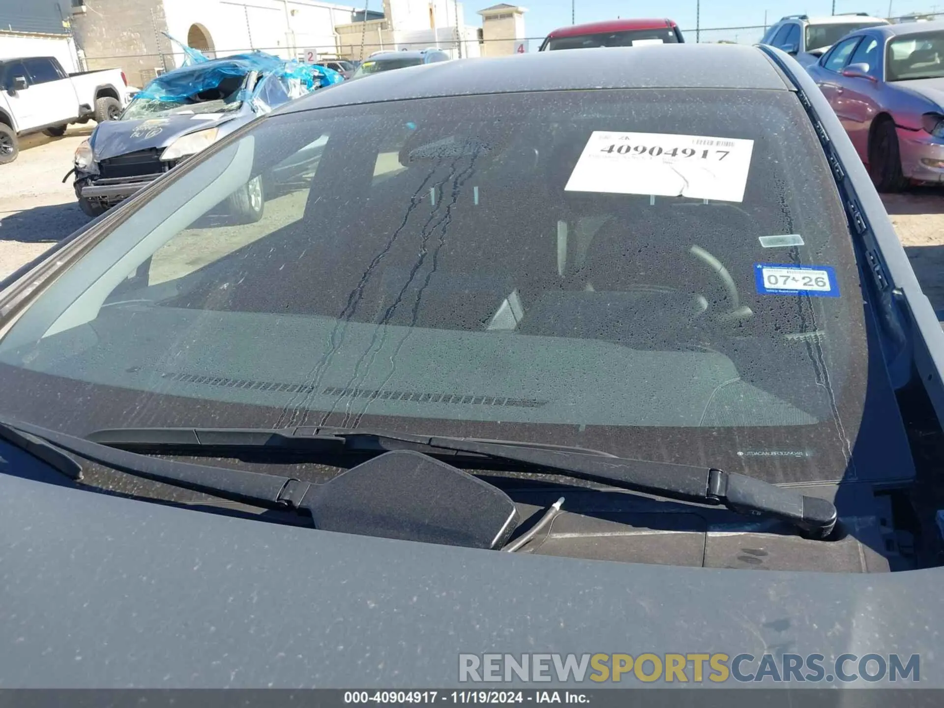19 fotografías del automóvil dañado JTDACAAU8R3029048 TOYOTA PRIUS 2024