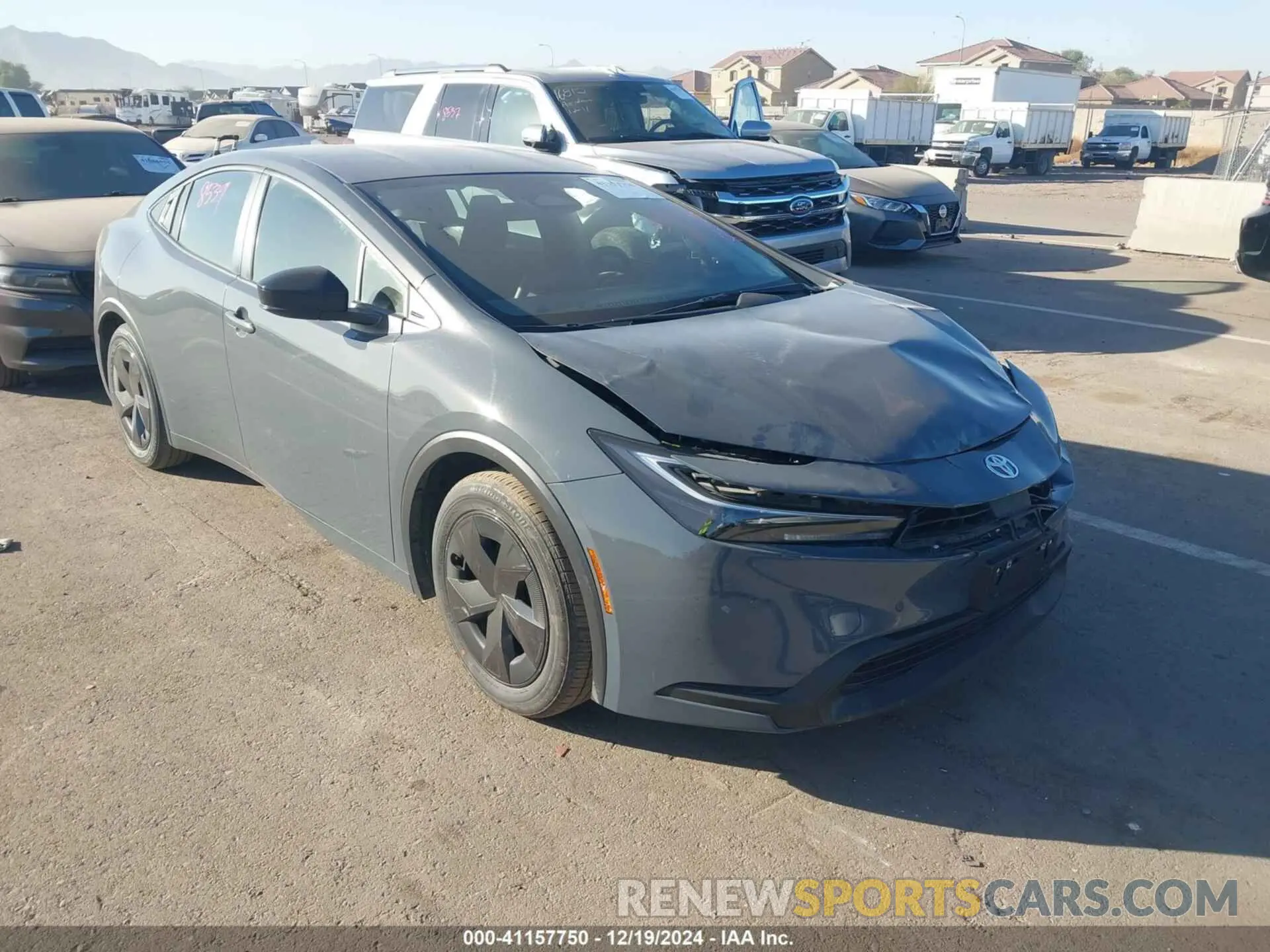 1 fotografías del automóvil dañado JTDACAAU9R3019211 TOYOTA PRIUS 2024