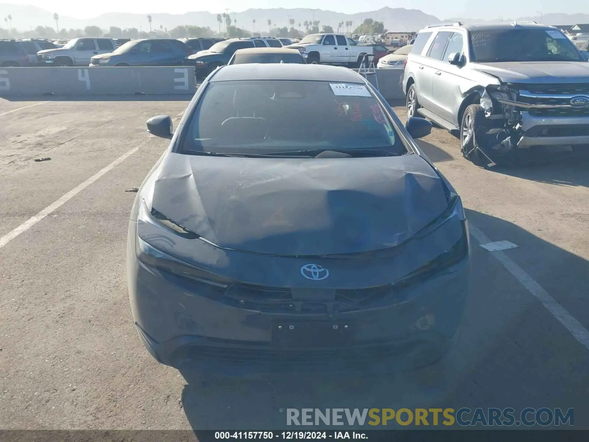 6 fotografías del automóvil dañado JTDACAAU9R3019211 TOYOTA PRIUS 2024