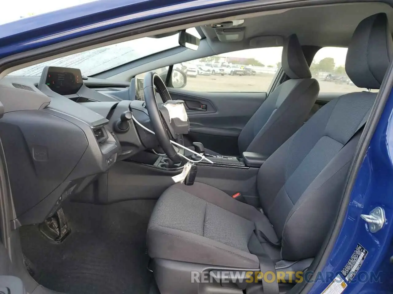 7 fotografías del automóvil dañado JTDACAAU9R3024876 TOYOTA PRIUS 2024