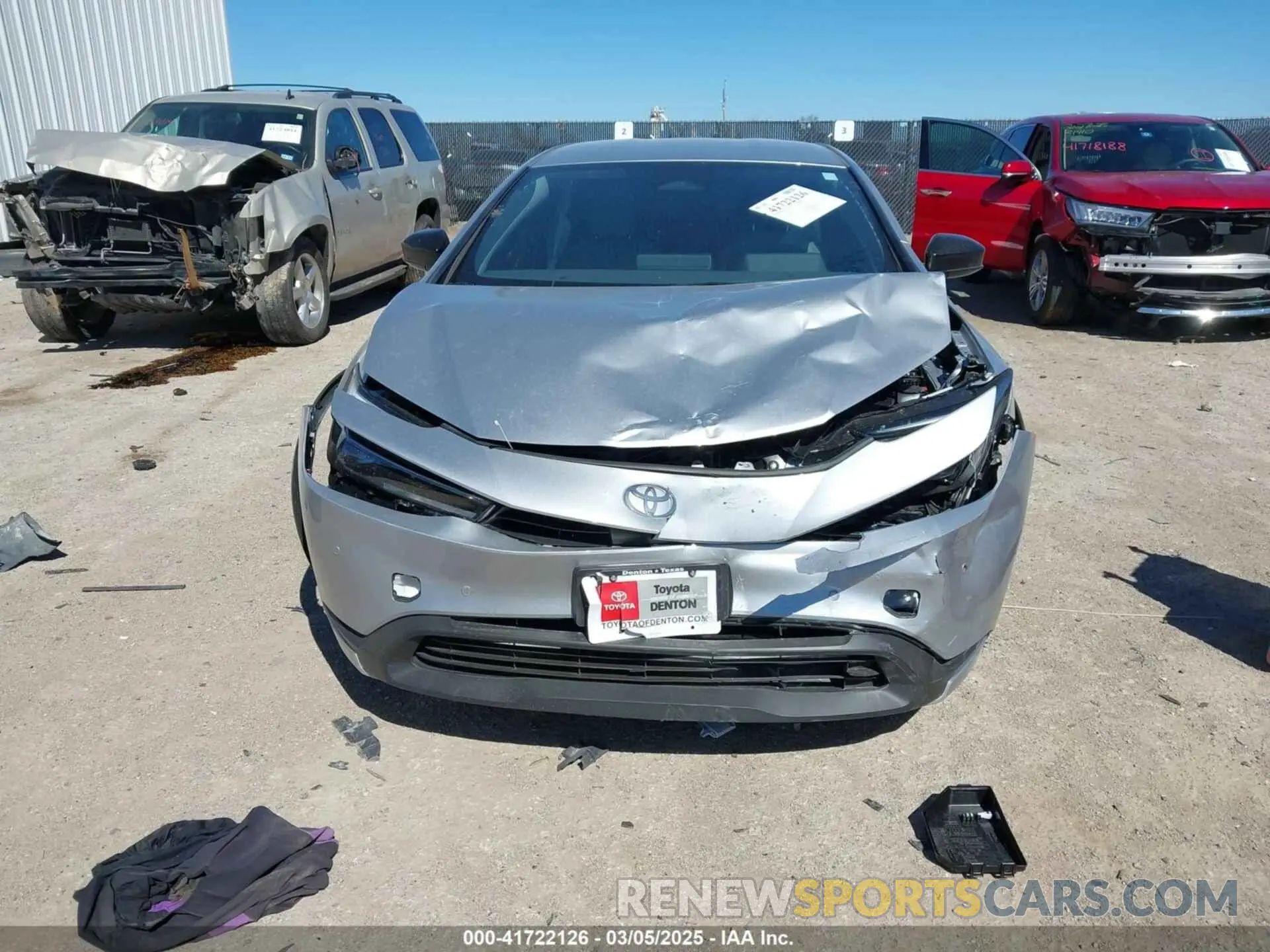 6 fotografías del automóvil dañado JTDACAAU9R3043332 TOYOTA PRIUS 2024