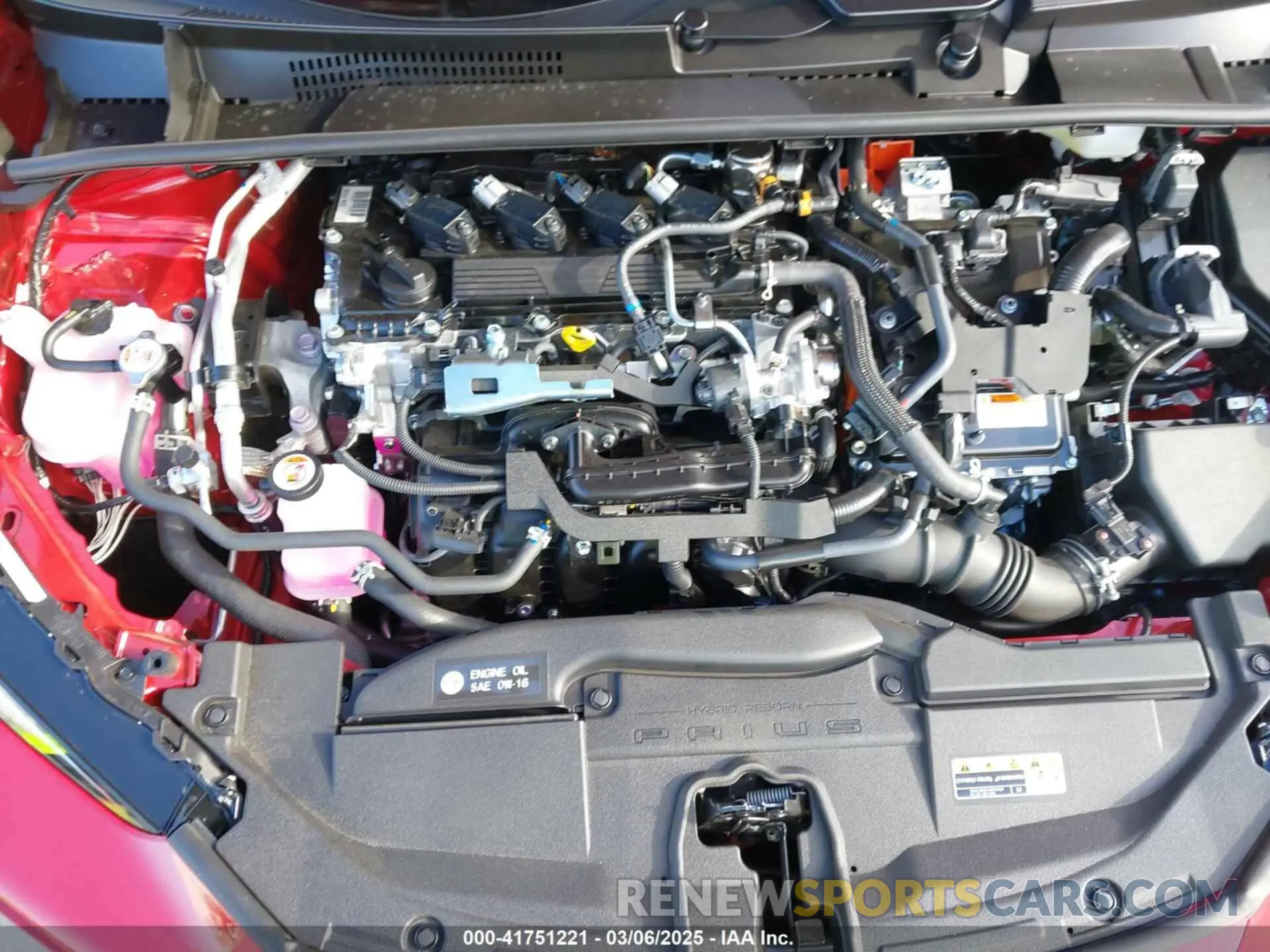 10 fotografías del automóvil dañado JTDACAAU9R3048627 TOYOTA PRIUS 2024