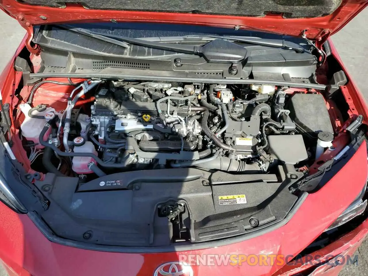 11 fotografías del automóvil dañado JTDACAAUXR3016236 TOYOTA PRIUS 2024
