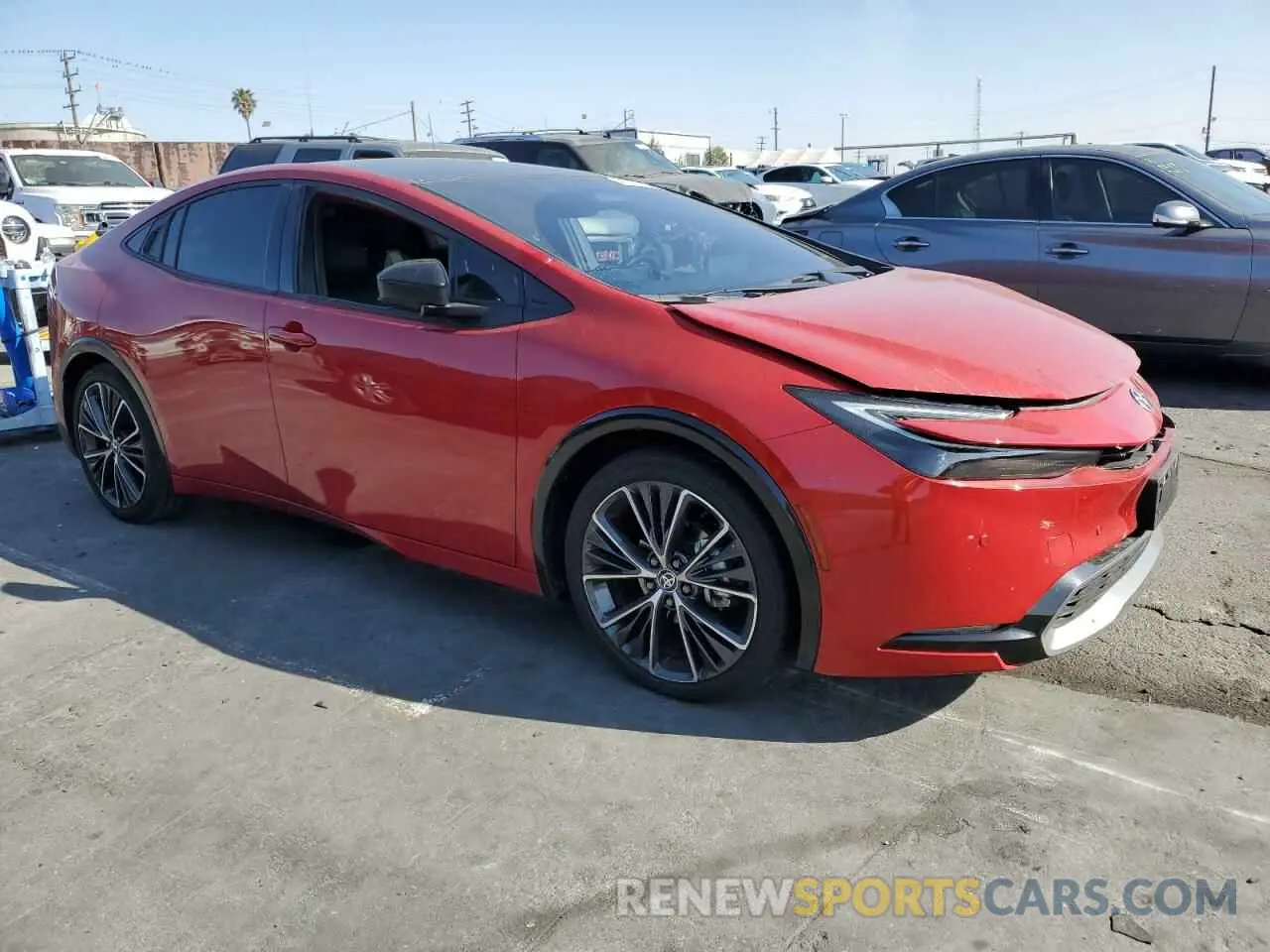 4 fotografías del automóvil dañado JTDACAAUXR3016236 TOYOTA PRIUS 2024