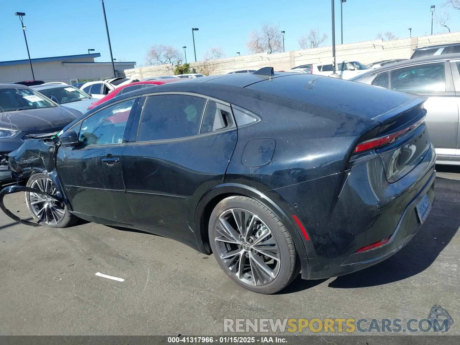 15 fotografías del automóvil dañado JTDACAAUXR3030136 TOYOTA PRIUS 2024
