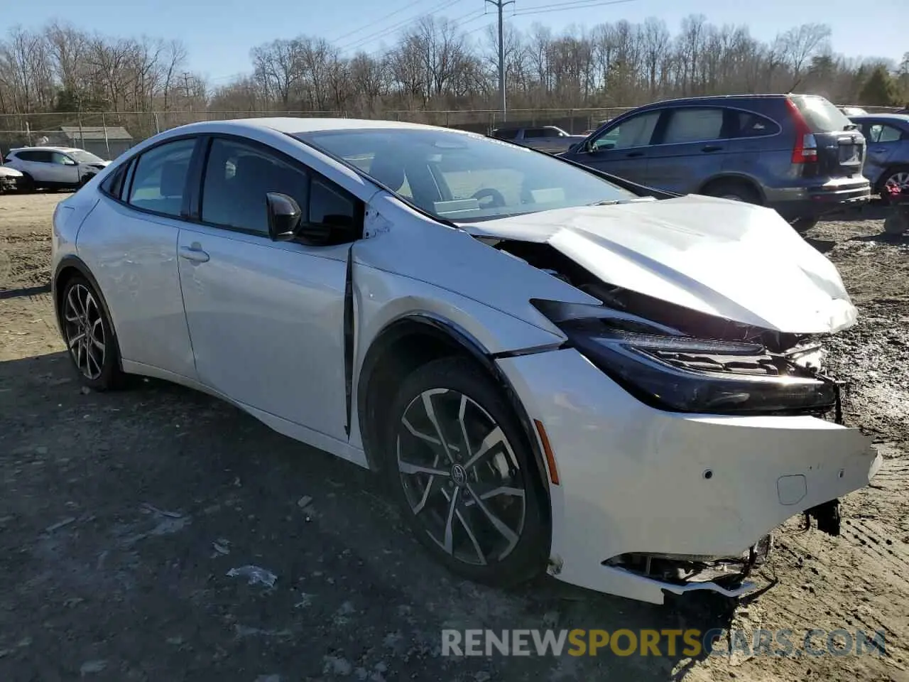 4 fotografías del automóvil dañado JTDACACU2R3024831 TOYOTA PRIUS 2024