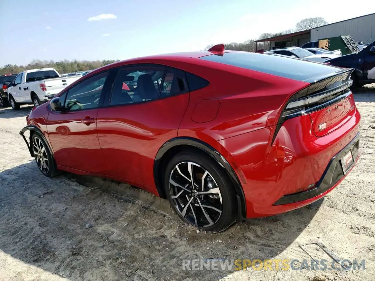 2 fotografías del automóvil dañado JTDACACU9R3017889 TOYOTA PRIUS 2024
