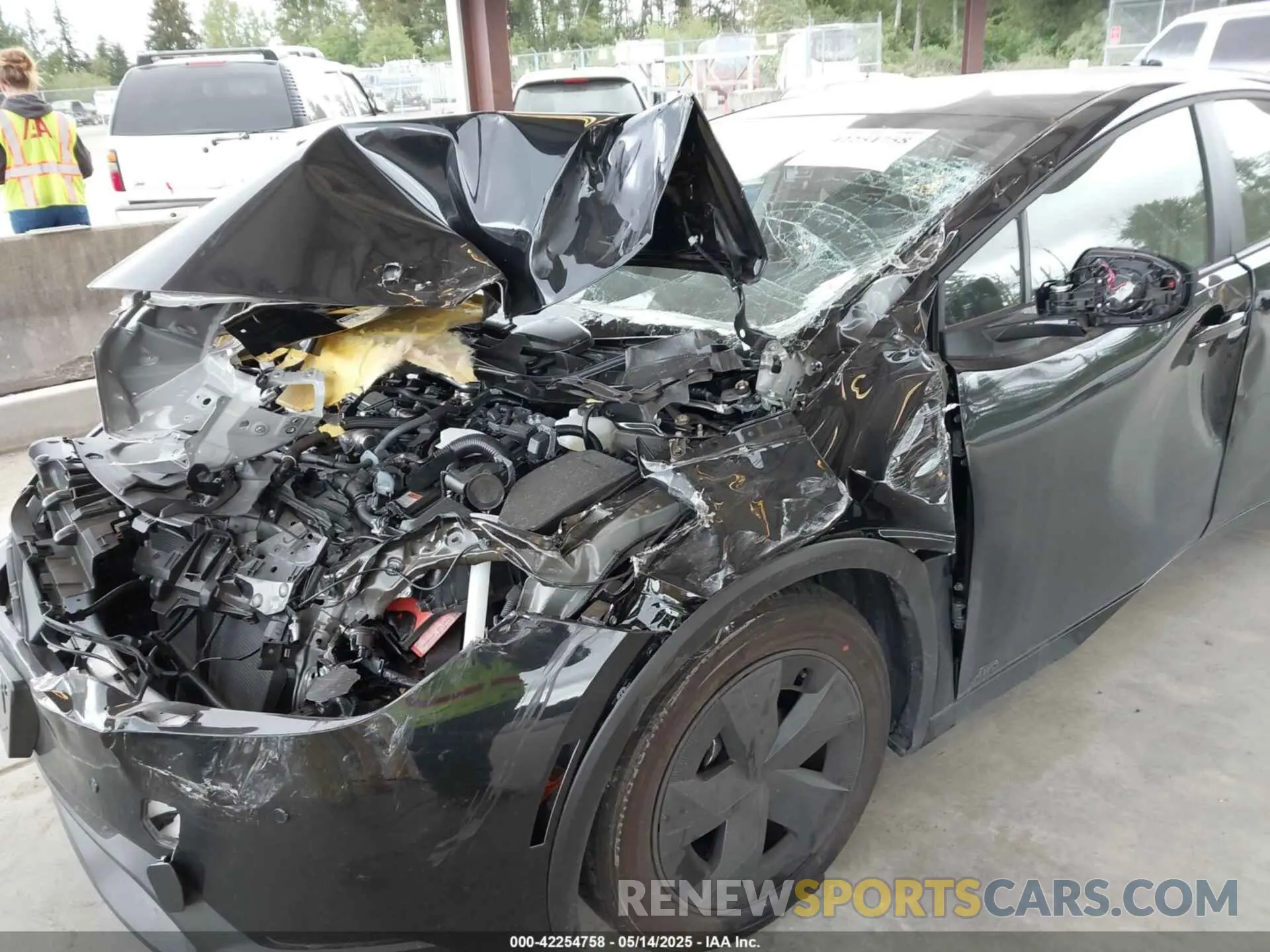 6 fotografías del automóvil dañado JTDADABU1R3019635 TOYOTA PRIUS 2024